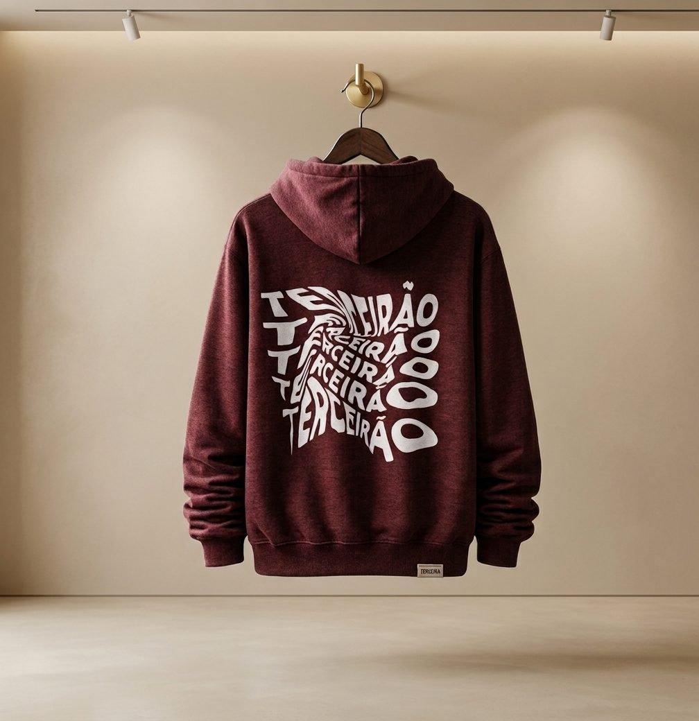 Moletom personalizado "Terceirão" produzido pela 3K Uniformes