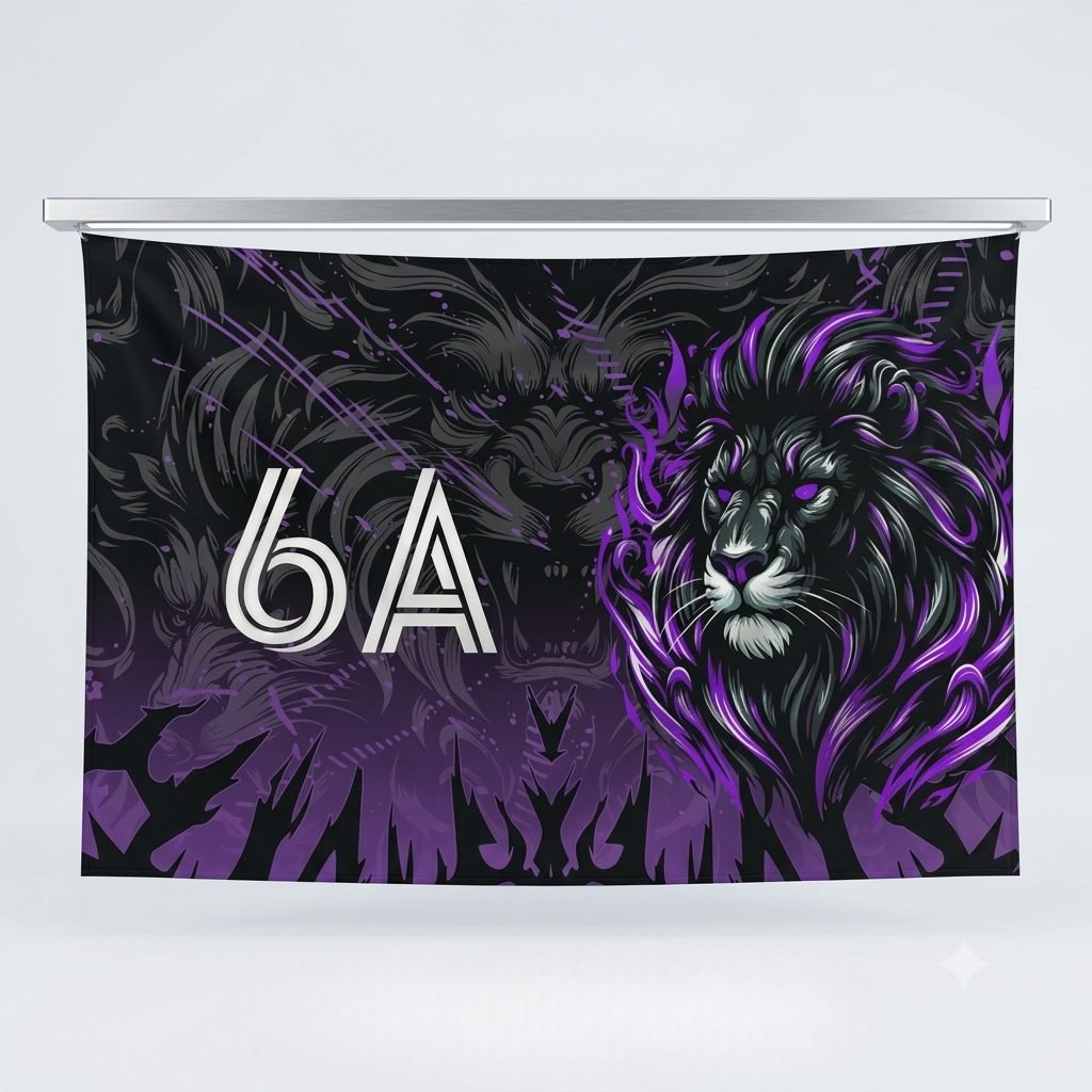 Bandeira personalizada produzida pela 3K Uniformes
